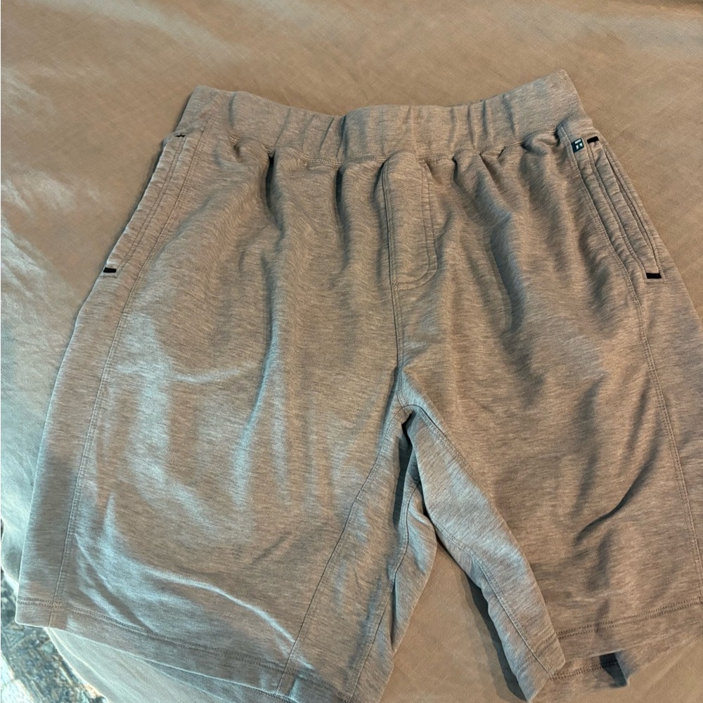 Gray Men's Athletic Shorts - Lightweight Casual Performance